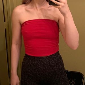 Brandy Melville red tube top